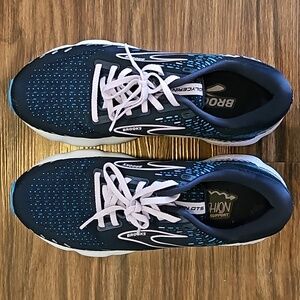 Brook's Glycerin GTS 20 Women's Size 10 Wide in Navy/Purple/Teal